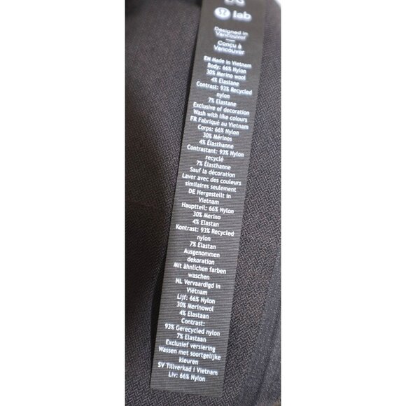 Lululemon Lab Black Jacket Minimalist Wool Blend Modern Blazer Old Money - Picture 3 of 9